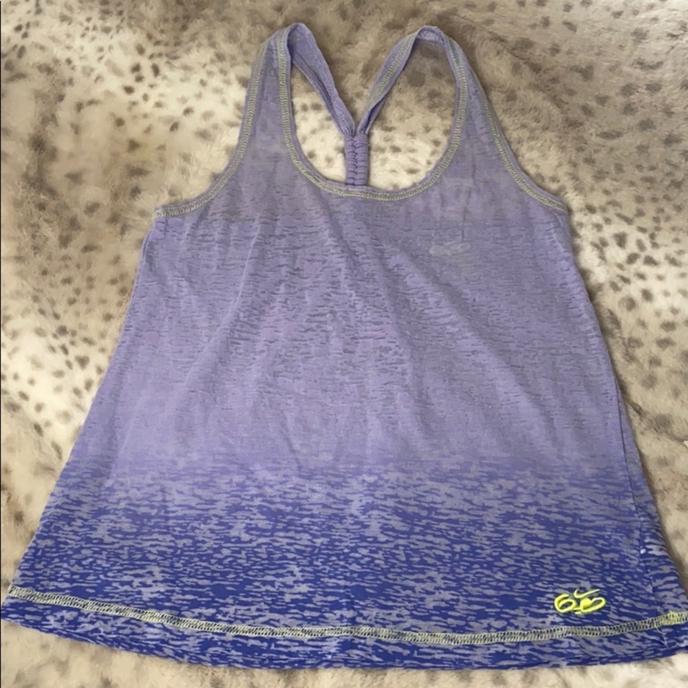 NIKE girls purple gradient tank top